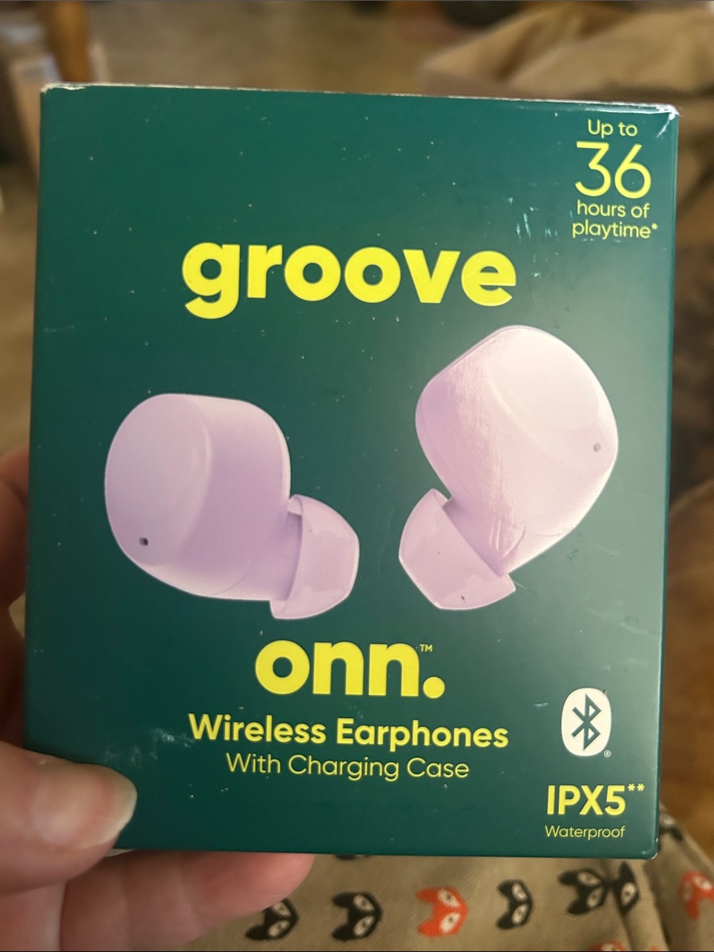 onn. Groove Wireless Earbuds - Pink